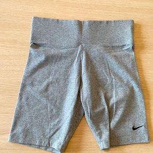 Nike Grey Biker Shorts
